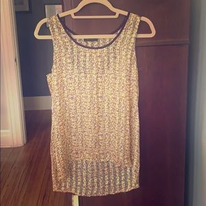 KLD sheer tank top